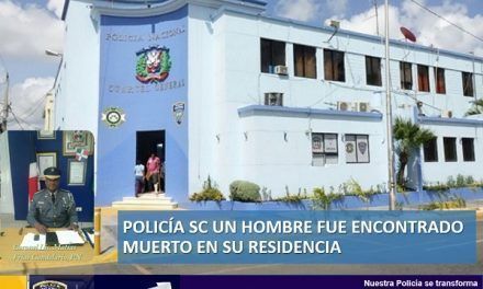 Policía de San Cristóbal un hombre encontrado muerto en su residencia