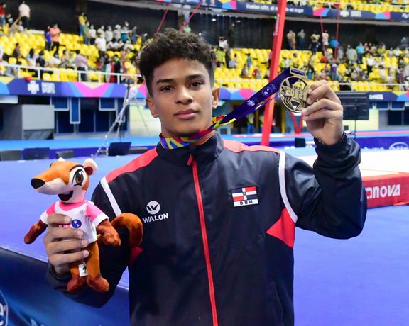 El oro de gimnasia le puso el sabor a la jornada dominical