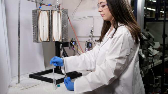 Conversión instantánea de dióxido de carbono en carbono