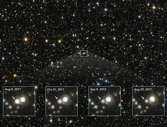 Detectan un agujero negro solitario circulando por nuestra galaxia