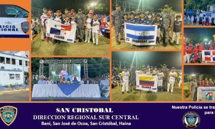 Policía SC participa en la inauguración de la Serie del Caribe Pony 2022