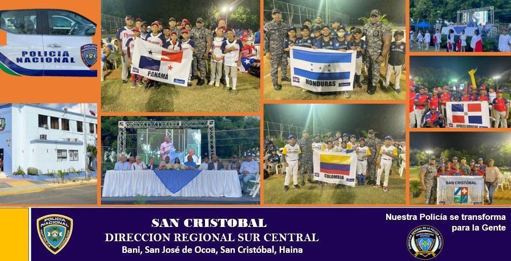 Policía SC participa en la inauguración de la Serie del Caribe Pony 2022