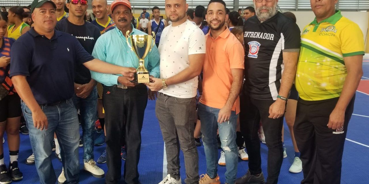 Inauguran intermunicipales voleibol copa alcaldía de Santiago