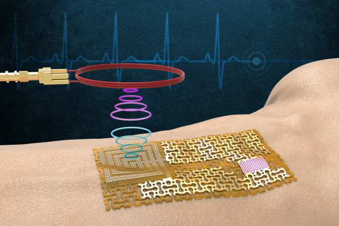 Piel electrónica inalámbrica y sin baterías ni chips