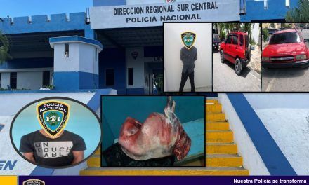 Policía recupera tres chivos, un vehículo reportado como robado mediante atraco y bocinas