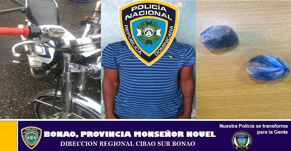 Una persona apresada por ocupársele sustancias controladas (drogas)