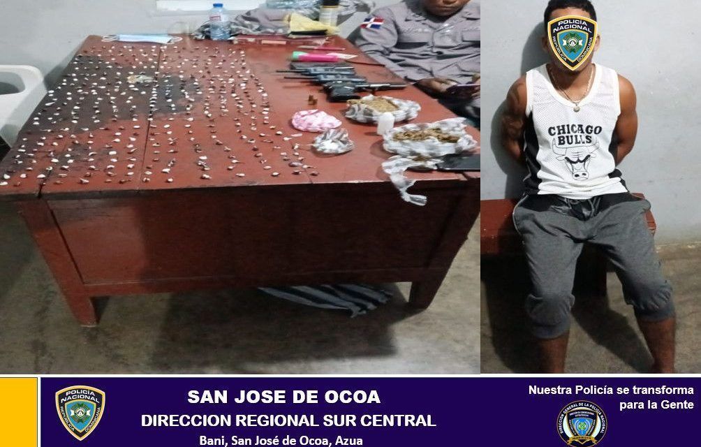 Dejamos sin efecto las actividades de presuntos microtraficantes y se ocupa arma de fuego