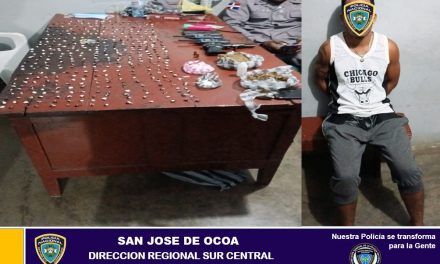 Dejamos sin efecto las actividades de presuntos microtraficantes y se ocupa arma de fuego