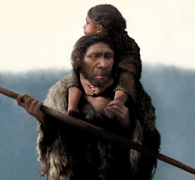 ¿Cómo era una familia neandertal?
