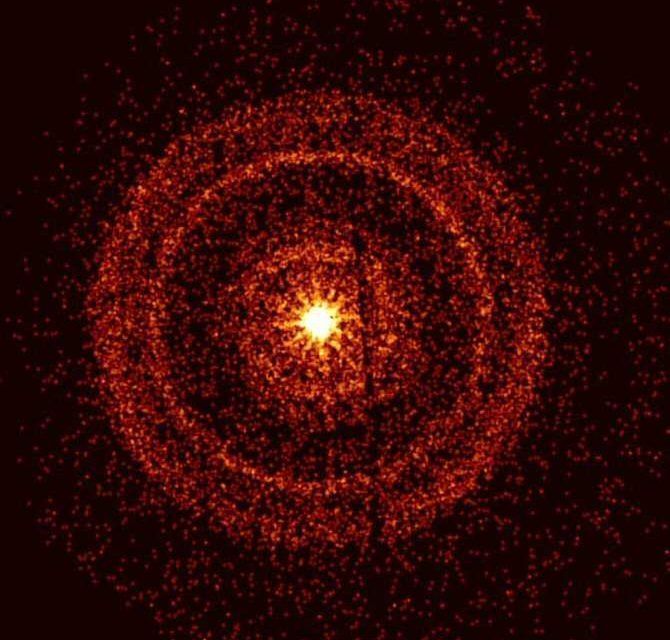 Explosión colosal a 1.900 millones de años-luz de distancia