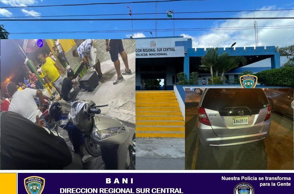 Policía vela y hace cumplir las leyes que permiten seguir firmes contra la contaminación sónica en Azua