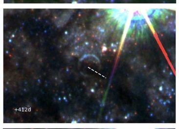 Captan un extraño “eco de luz” en una supernova