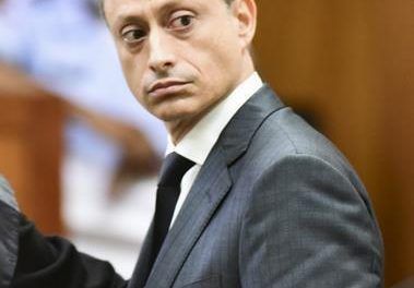 El semblante del exprocurador Jean Alain Rodríguez luego de salir de prisión