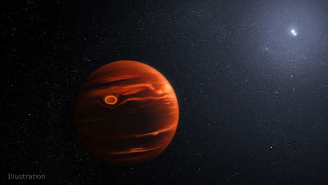 Mucho calor y atmósfera muy dinámica en un planeta sin ninguna estrella cerca