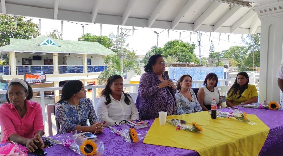 Presidentas de intermedios del PLD en SPM participan en actividad dedicadas a la mujer en honor a su día