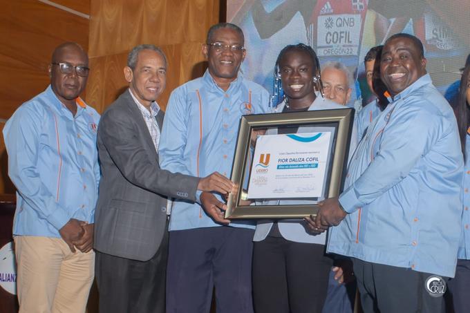 Fiordaliza Cofil, atleta del año en La Romana