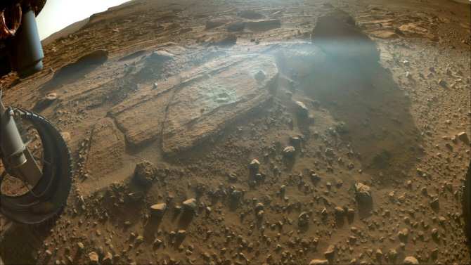 Las tierras altas de un delta fluvial marciano comienzan a ser exploradas por el Perseverance
