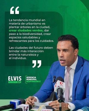 Elvis Rosario implementarás plan para convertir a San Cristóbal en una ciudad verde