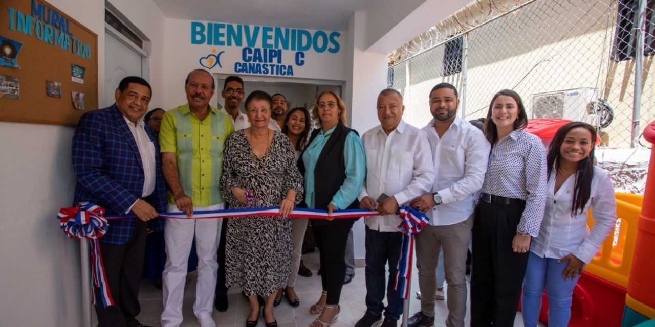 Gobierno inaugura CAIPI Comunitario en el sector de Canastica, San Cristóbal