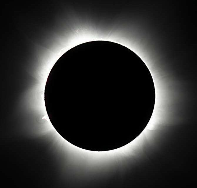 El eclipse solar de este mes
