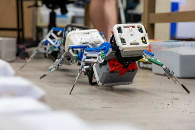 Hacia los robots ciempiés