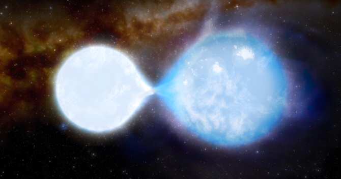 La lucha cuerpo a cuerpo entre dos estrellas