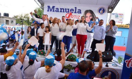 Manuela Ortiz lanza precandidatura unitaria y de consenso alcaldía de Estabania