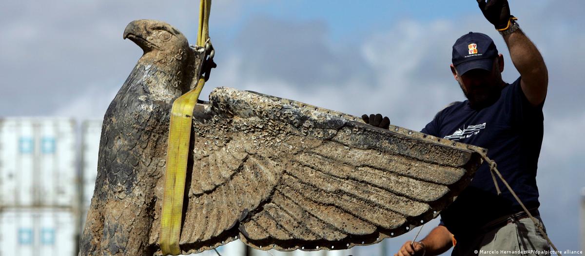 De águila nazi a paloma de la paz