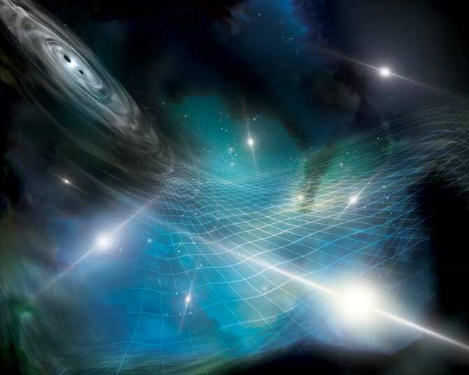 Un océano de distorsiones en el espacio-tiempo llena el universo