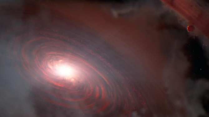 Detectan vapor de agua donde se está formando un planeta rocoso