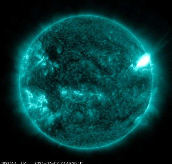 Lo que ocurrió en el Sol el 2 de julio