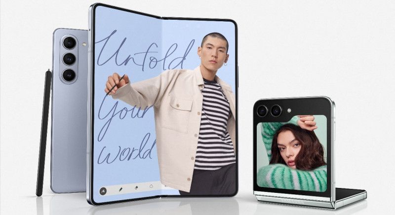 Samsung presenta en Seúl sus nuevos celulares plegables