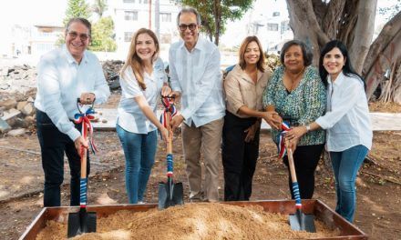 Alcaldía del DN y Banco Popular dejan iniciados los trabajos del parque Velazcasas con una inversión de RD$15 millones