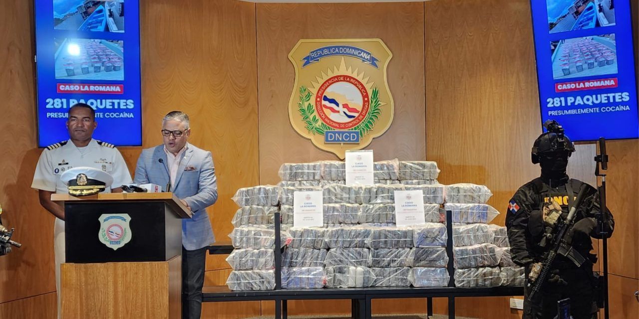 Ocupan en la Romana otros 281 paquetes de presunta cocaína