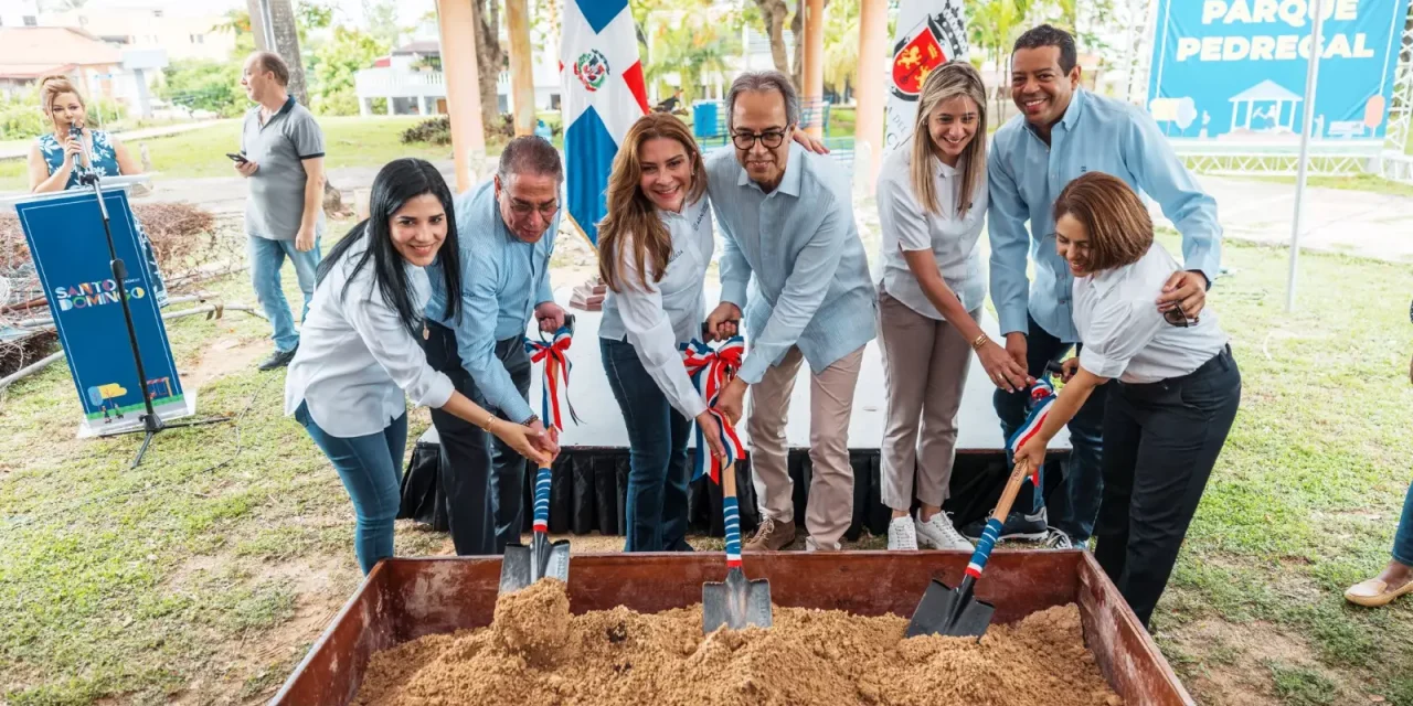Con una inversión de RD$14.5 millones, alcaldía DN y Banco Popular anuncian inicio de trabajos del parque El Pedregal