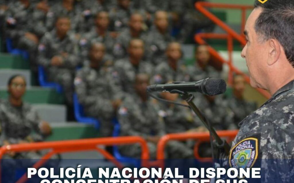 Policía Nacional dispone concentración de sus miembros para brindar asistencia oportuna ante el paso de la tormenta Franklin