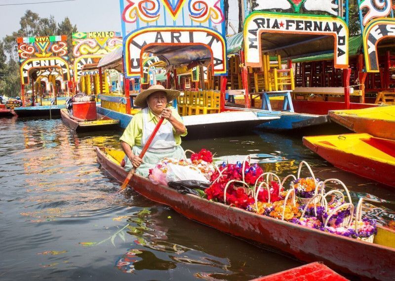 El colorido encanto de Xochimilco