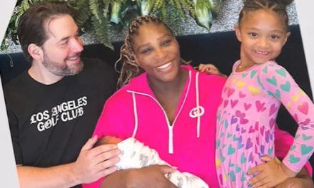 Serena Williams le da la bienvenida a su segunda hija, Adira River