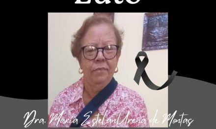 Fallecimiento de la Dra. Maria Estela Ureña De Montas
