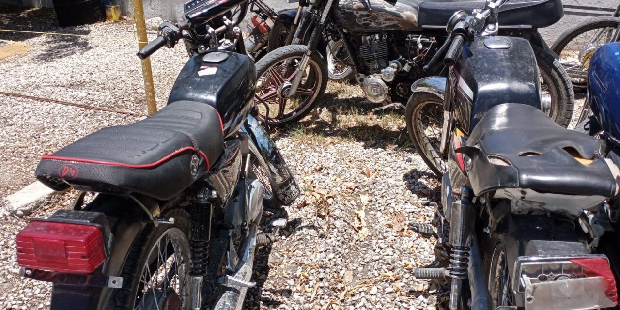 Policía recupera tres motocicletas sustraídas en Barahona