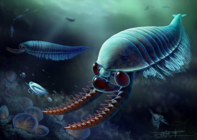 La extraña bestia de tres ojos emparentada con insectos y crustáceos