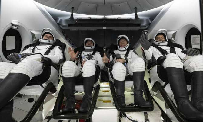 Regreso a la Tierra de los astronautas de la misión SpaceX Crew-6