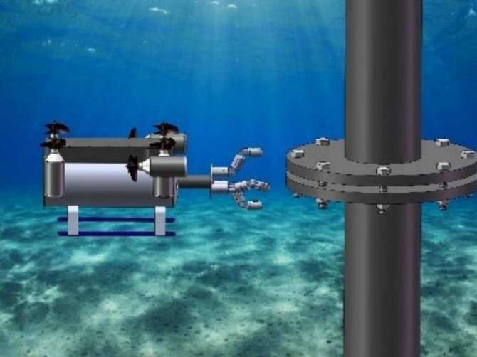 Robot para inspeccionar oleoductos y gasoductos submarinos