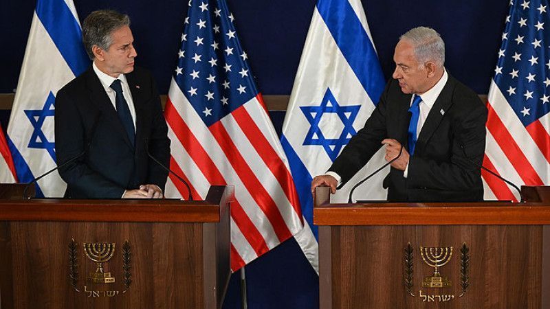 Netanyahu muestra a Blinken fotos de bebés asesinados por Hamás