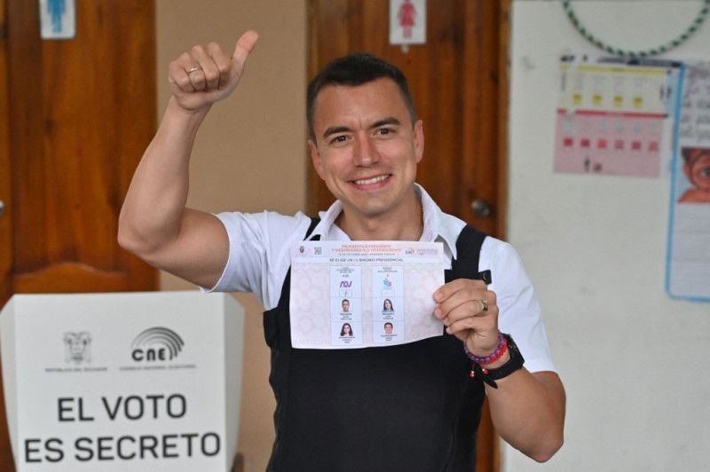 Daniel Noboa: “Mañana empezamos a trabajar por un nuevo Ecuador”