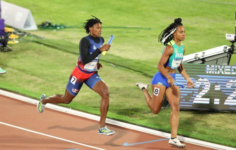 Marileidy Paulino se estrena con oro en relevo mixto