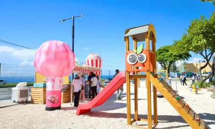 Alcaldía DN inaugura remozado parque Velazcasas