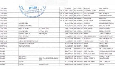 Gustavo Lara candidato a senador; Nelson de la Rosa a síndico por el PRM en SC