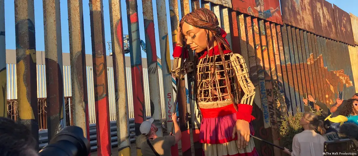 La Pequeña Amal lleva mensaje de esperanza a los migrantes