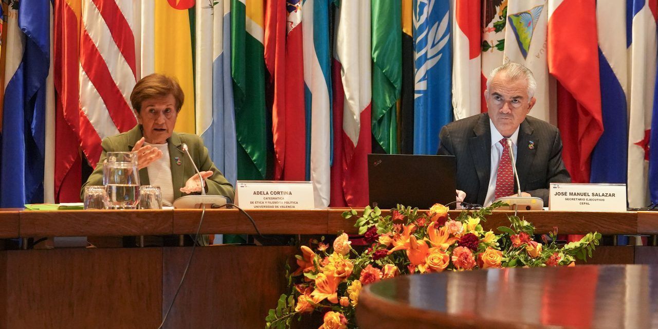 Adela Cortina en la CEPAL: El problema de la migración es global y necesita respuestas mundiales